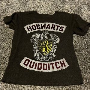 Warner Bros. Hogwarts Gryffindor Kids T-Shirt - Black and Yellow